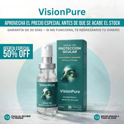 VisionPure™ - Spray de Luteína de Absorción Rápida