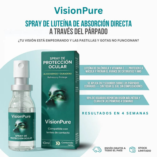 VisionPure™ - Spray de Luteína de Absorción Rápida