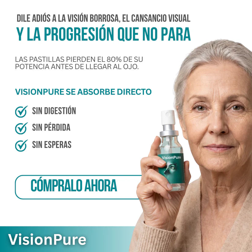 VisionPure™ - Spray de Luteína de Absorción Rápida