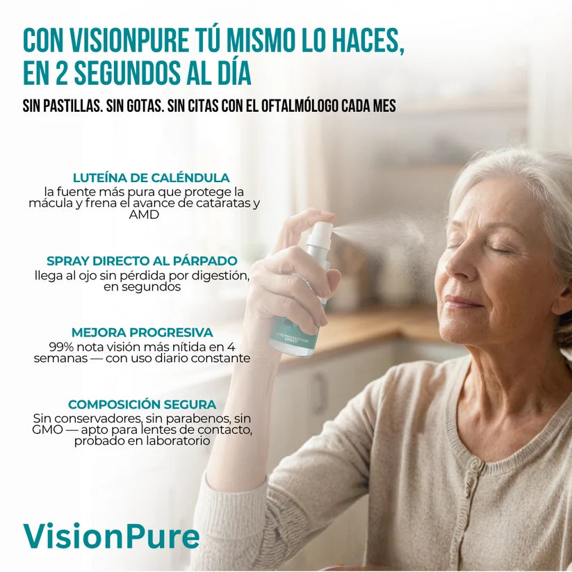 VisionPure™ - Spray de Luteína de Absorción Rápida