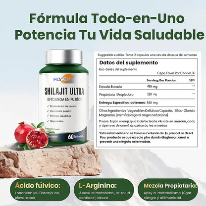 SHILAJIT ULTRA® | Energía y Vitalidad Natural (60 Cap.)