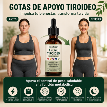 InnerFresh Thyroid | Gotas Líquidas para el Apoyo de la Tiroides