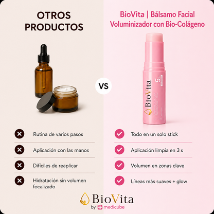 BioVita | Bálsamo Facial Voluminizador con Bio-Colágeno