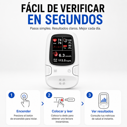 BioVita® Monitor Multifunción de Salud 3 en 1