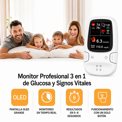 BioVita® Monitor Multifunción de Salud 3 en 1